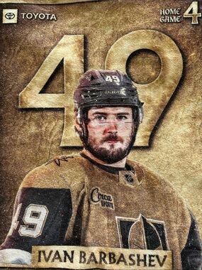 Vegas Golden Knights 2026 playoffs rally towel NHL 40 Barbashev Game 4